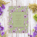 Search for purple hippie flower postcards Boho