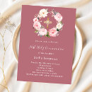 Search for rose gold first communion invitations Girl