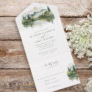 Search for landscape wedding invitations Rustic