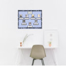 Search for blue tree posters Vintage