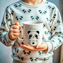 Search for black and white panda mugs Modern