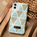 Search for blue triangles iphone cases Geometric