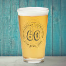 Search for 60th birthday beer glasses 60 years