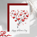 Search for heart tree valentines day cards Whimsical