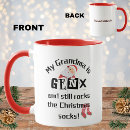 Search for funny socks mugs Xmas