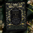 Search for forest green wedding invitations Gold