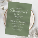 Search for green engagement party invitations Script