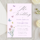 Search for butterfly wedding invitations Purple