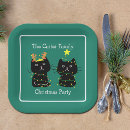 Search for christmas cat plates Green