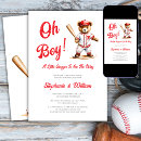 Search for baseball baby boy shower invitations Simple