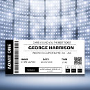 Search for ticket printing invitations Black and white