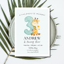 Search for giraffe birthday invitations Jungle safari party