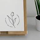 Search for tulip rubber stamps Elegant