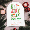 Search for holly seasonal invitations Holiday party