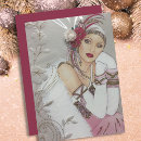 Search for vintage lady christmas cards Girl