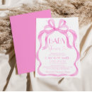 Search for pink bow baby shower invitations Script