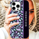 Search for purple paisley iphone cases Black
