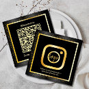 Search for influencer business cards Black gold