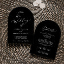 Search for dark and moody wedding invitations Bride