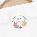 Search for hedgehog thank you stickers Rustic