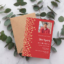 Search for red 70th birthday invitations Red and gold
