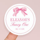 Search for vintage girls stickers Pink bow