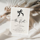 Search for tying the knot bridal shower invitations Coquette