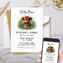 Search for scottish birthday invitations Highland cow