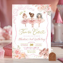 Search for cute ballerina birthday invitations For kids