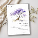 Search for green and purple wedding invitations Watercolor