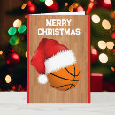 Search for basketball christmas cards Claus