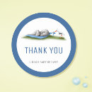 Search for elephant baby shower thank you stickers Modern