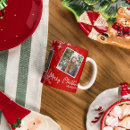 Search for red snowflake mugs Family photo