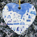 Search for santorini christmas tree decorations Greece