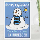 Search for hairdresser christmas cards Hair stylist