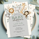Search for adorable baby boy shower invitations Wild tropical greenery leaves