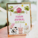 Search for farm animals birthday posters Cow
