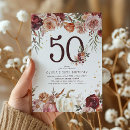 Search for autumn 50th birthday invitations Watercolor