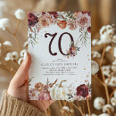 Search for autumn 70th birthday invitations Flowers