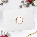 Search for floral chic wedding stickers Simple