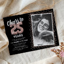 Search for cheers to 25 years invitations Modern