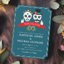 Search for sugar skull wedding invitations Dia de los muertos