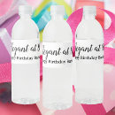 Search for birthday water bottle labels Celebration