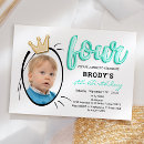 Search for 4 year old boy birthday invitations Four years old