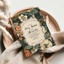 Search for vintage flowers invitations Modern