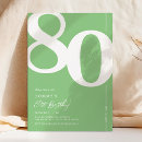 Search for family birthday invitations 80th