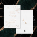 Search for bronze foil invitations Vintage