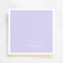 Search for lavender wedding napkins Purple