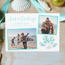 Search for coral teal cards Seas and greetings