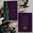 Search for green and purple wedding invitations Modern